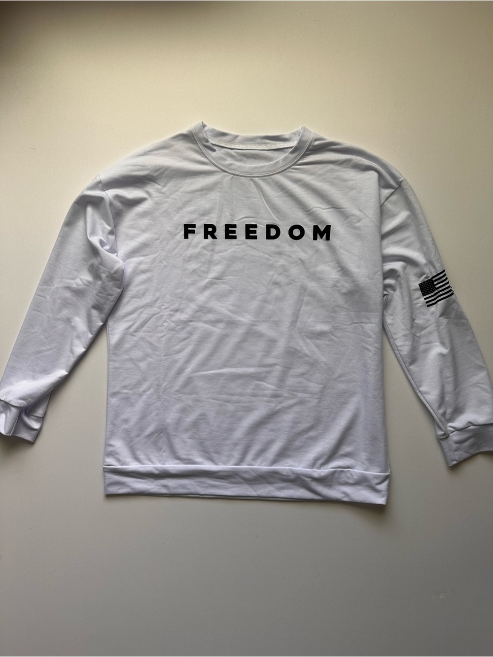 Freedom Logo Long-Sleeve Tee - Ice Blue